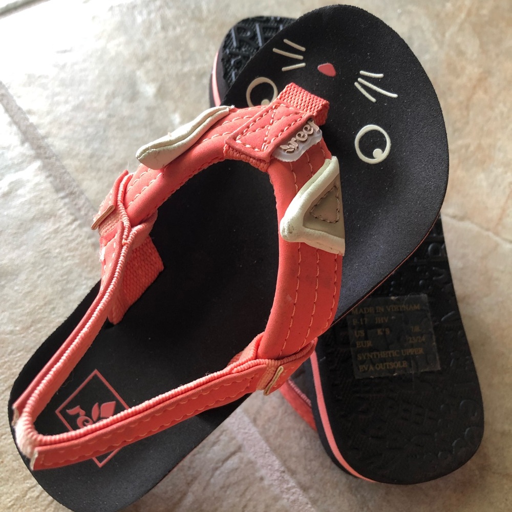 Reef toddler slippers size 7/8 new without tags